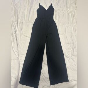 Pink Lily Classic Black Jumpsuit